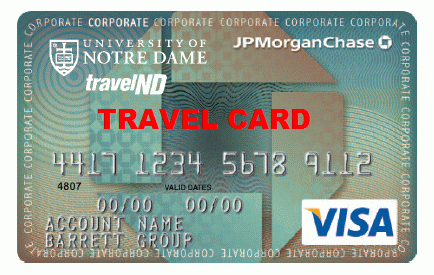 ND Travel Card Sample